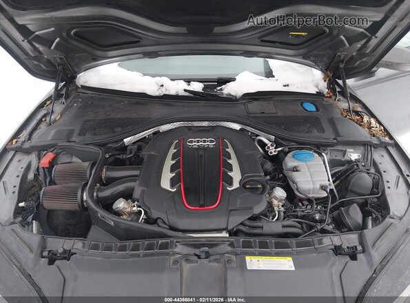 WAUWFAFC1HN059571 2017 AUDI S7 Gray Widok z tyłu