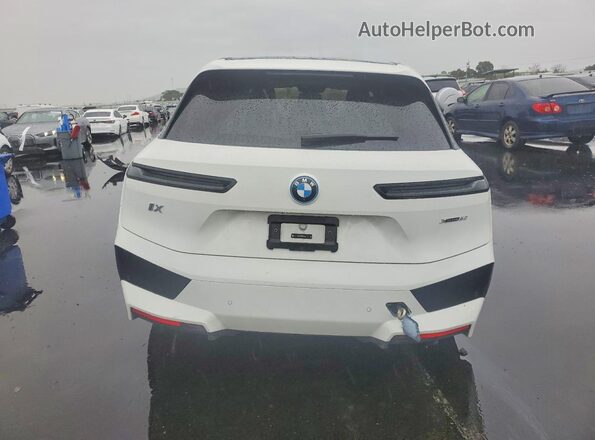 WB523CF05SCT39228 2025 BMW IX White Widok z tyłu