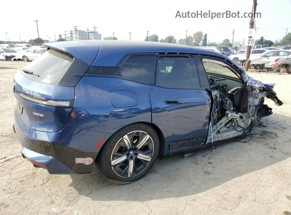 WB523CF06RCP23335 2024 BMW IX Синий Задняя правая четверть
