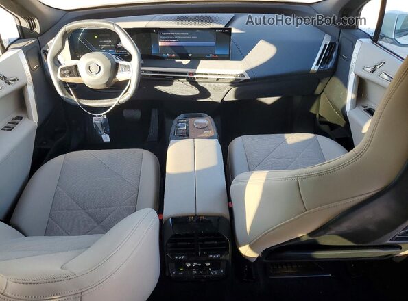 WB523CF09PCM75997 2023 BMW IX White წინა პანელის ხედი