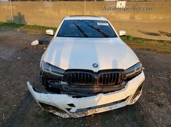 WBA13AG02PCL31773 2023 BMW 5 SERIES White Դիմացի տեսք