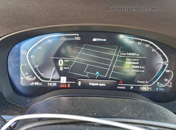 WBA13AG03PCM16489 2023 BMW 5 SERIES Black Սարքավորումների վահանակի տեսք