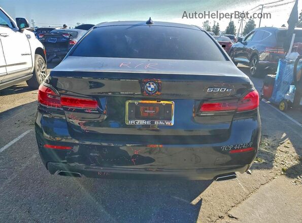 WBA13AG03PCM16489 2023 BMW 5 SERIES Black Հետևի տեսք