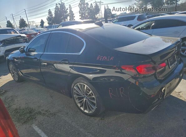 WBA13AG03PCM16489 2023 BMW 5 SERIES Black Հետևի ձախ