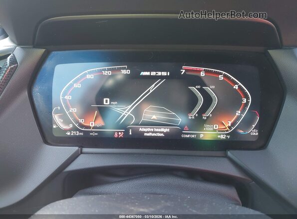 WBA13AL05N7L04658 2022 BMW M2 Серый Вид задних сидений