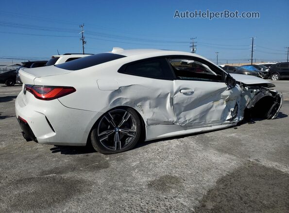 WBA13AR02MCG39571 2021 BMW M4 White Tył prawy