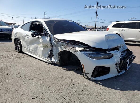 WBA13AR02MCG39571 2021 BMW M4 White Przód prawy