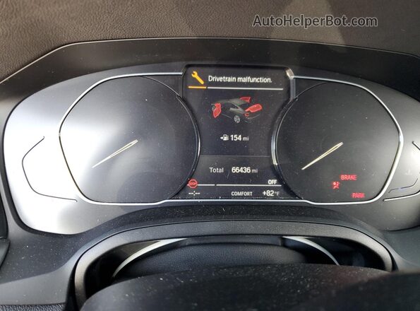 WBA13AR02MCG39571 2021 BMW M4 White Widok zestawu wskaźników