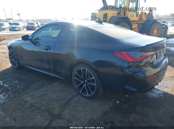WBA13AR03MCF39138 2021 BMW M4 Black Հետևի ձախ