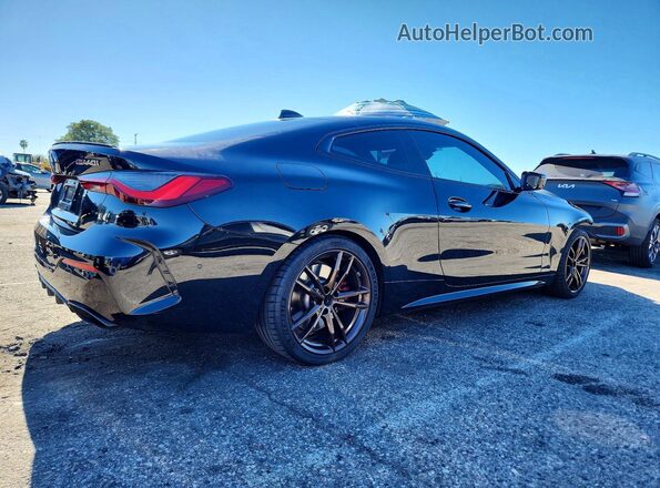 WBA13AR0XMCE93212 2021 BMW M4 Черный Задняя правая четверть