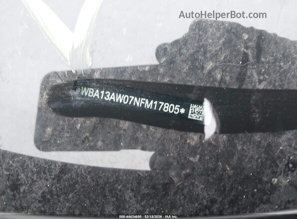 WBA13AW07NFM17805 2022 BMW OTHER Black 