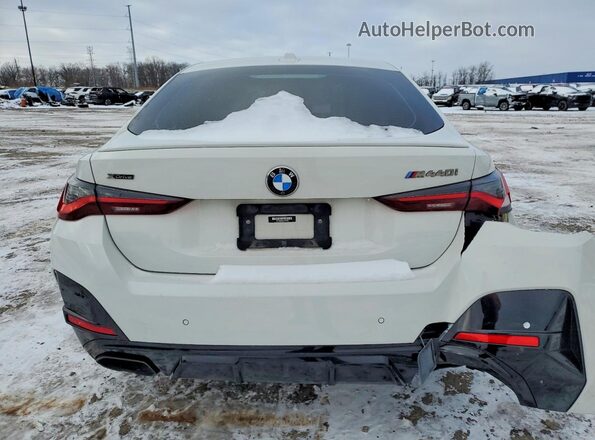 WBA13AW08NFM73249 2022 BMW M4 White Вид ззаду