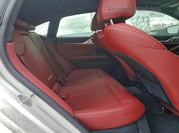 WBA13AW08NFM73249 2022 BMW M4 White Вид задніх сидінь