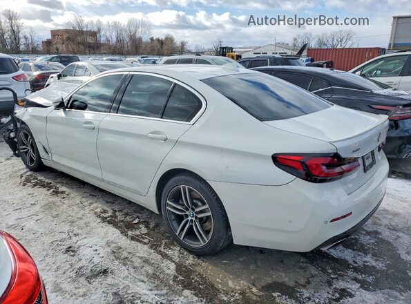 WBA13BJ07MWX17033 2021 BMW 5 SERIES White Trasero izquierdo