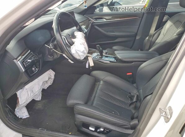 WBA13BJ07MWX17033 2021 BMW 5 SERIES White Vista interior delantera