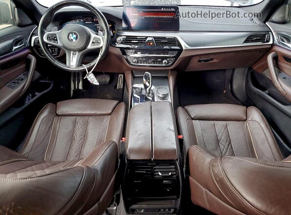 WBA13BK0XMCG44193 2021 BMW M5 Black წინა პანელის ხედი