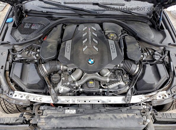 WBA13BK0XMCG44193 2021 BMW M5 Black უკანა სალონის ხედი