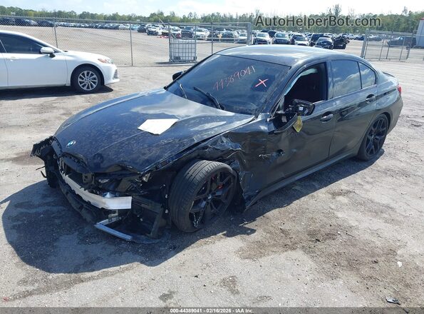 WBA13LA08TFV89566 2026 BMW 3 SERIES Black Առջևի ձախ երեք քառորդ տեսարան