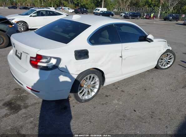 WBA1F9C55GV544437 2016 BMW 2 SERIES Белый Задняя правая четверть