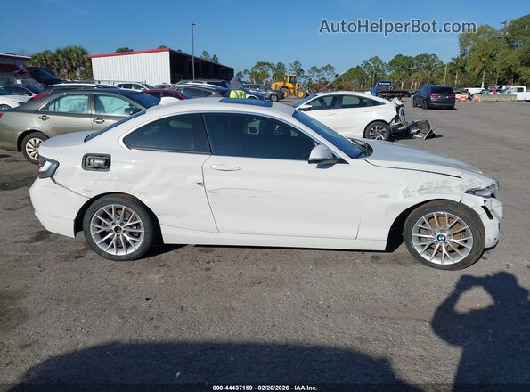 WBA1F9C55GV544437 2016 BMW 2 SERIES Белый Вид задней части салона