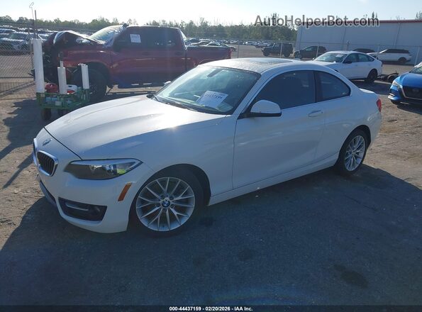 WBA1F9C55GV544437 2016 BMW 2 SERIES Белый Передняя левая четверть