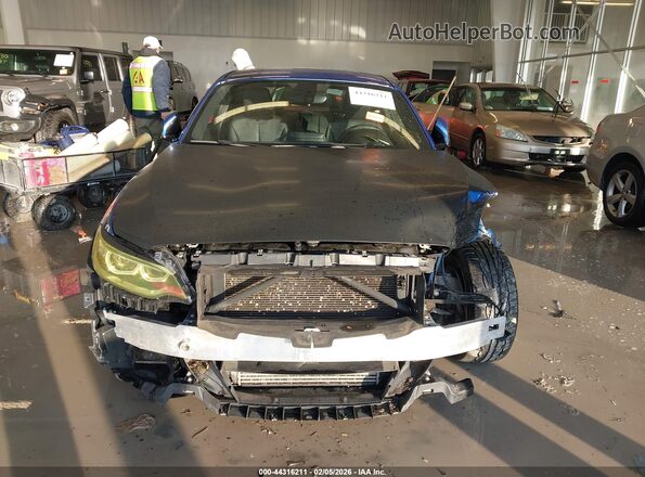 WBA1F9C5XGV545597 2016 BMW 2 SERIES Синий Вид задней части салона