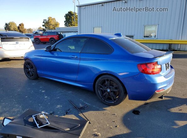 WBA1J7C55GV359565 2016 BMW M2 Blue Trasero izquierdo