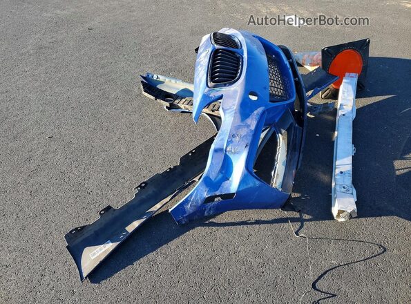 WBA1J7C55GV359565 2016 BMW M2 Blue Vista del compartimento del motor