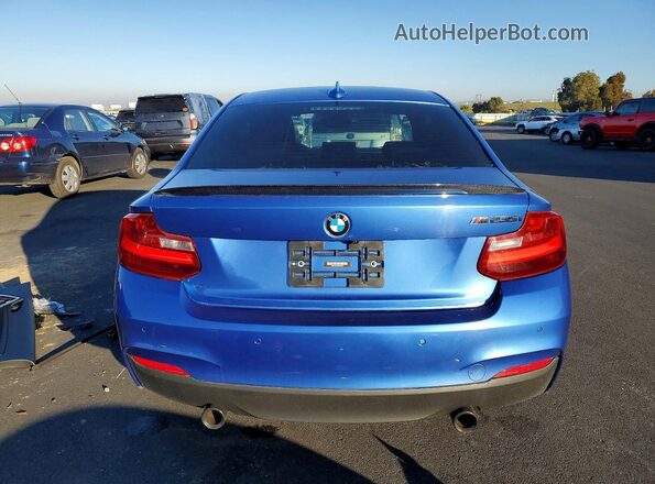WBA1J7C55GV359565 2016 BMW M2 Blue Vista trasera