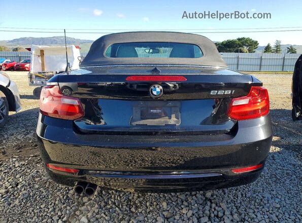 WBA1K9C5XGV322729 2016 BMW 2 SERIES Black Vista trasera