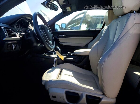 WBA1K9C5XGV322729 2016 BMW 2 SERIES Black Vista interior delantera
