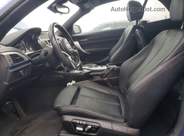 WBA1M1C53GV394559 2016 BMW M2 Blue Vista interior delantera