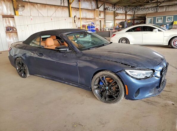 WBA23AT05PCM82794 2023 BMW 4 SERIES Blue წინა მარჯვენა