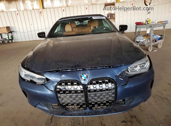 WBA23AT05PCM82794 2023 BMW 4 SERIES Blue წინა ხედი