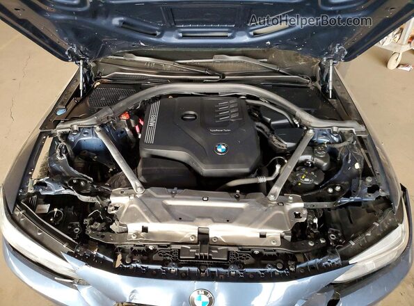 WBA23AT05PCM82794 2023 BMW 4 SERIES Blue უკანა სალონის ხედი