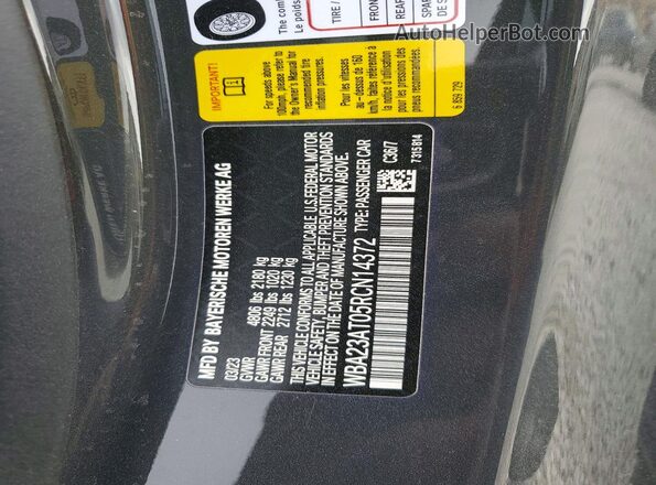WBA23AT05RCN14372 2024 BMW 4 SERIES Charcoal Engine compartment view