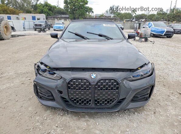 WBA23AT05RCN14372 2024 BMW 4 SERIES Charcoal Front view