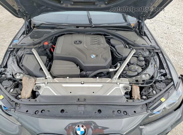 WBA23AT05RCN14372 2024 BMW 4 SERIES Charcoal Rear interior view
