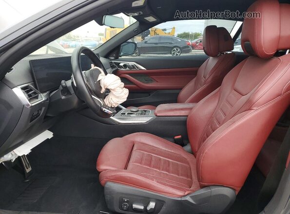 WBA23AT05RCN14372 2024 BMW 4 SERIES Charcoal Front interior view