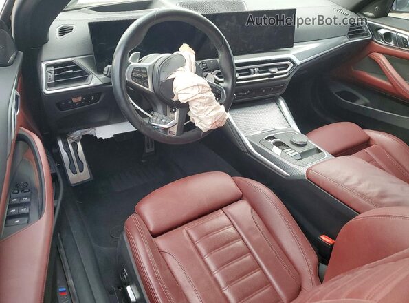 WBA23AT05RCN14372 2024 BMW 4 SERIES Charcoal Dashboard view