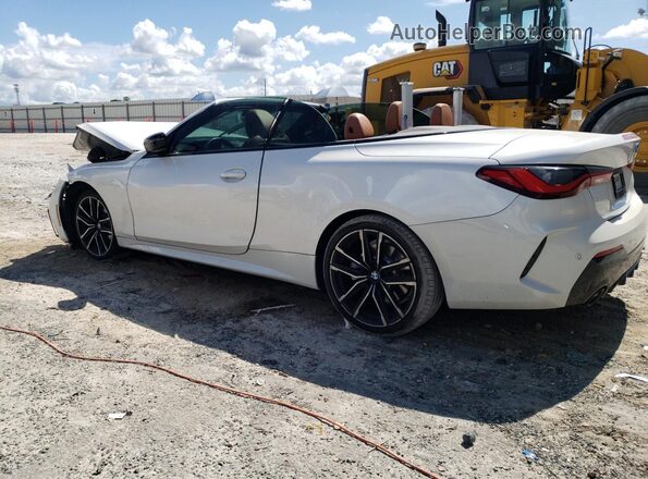 WBA23AT07NCJ63992 2022 BMW 4 SERIES White Rear left