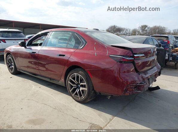 WBA23EH01SCU60395 2025 BMW 7 SERIES Maroon 