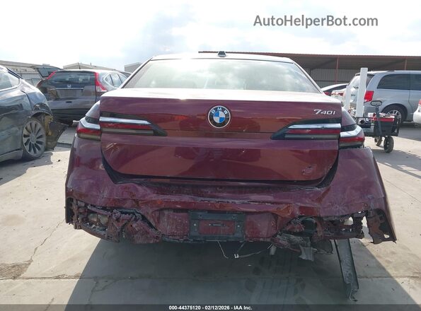 WBA23EH01SCU60395 2025 BMW 7 SERIES Maroon 