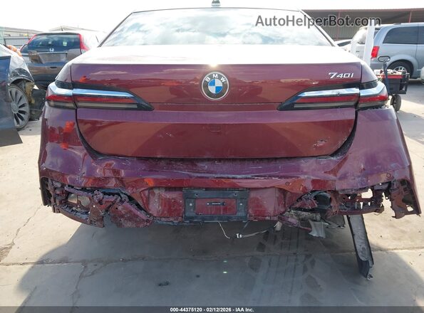 WBA23EH01SCU60395 2025 BMW 7 SERIES Maroon 