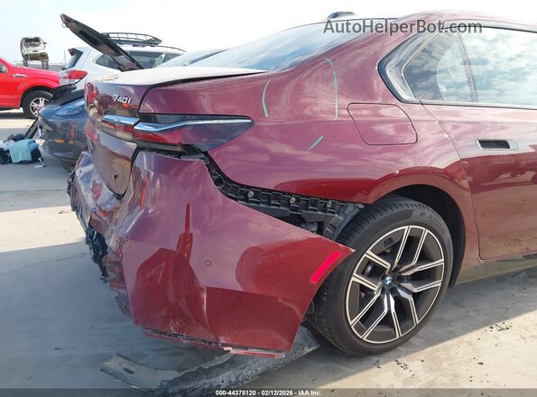 WBA23EH01SCU60395 2025 BMW 7 SERIES Maroon 