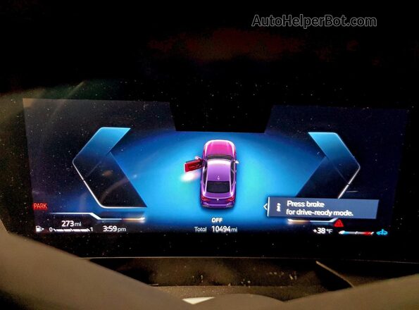 WBA23GG04S7S20490 2025 BMW 2 SERIES Purple Widok zestawu wskaźników