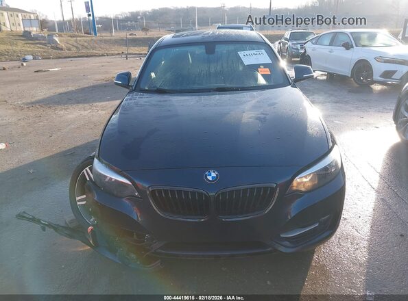 WBA2F9C54HV664171 2017 BMW 2 SERIES Blue ხელსაწყოთა პანელის ხედი