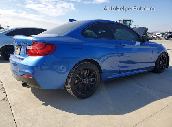 WBA2G1C32HV665476 2017 BMW M2 Blue Tył prawy