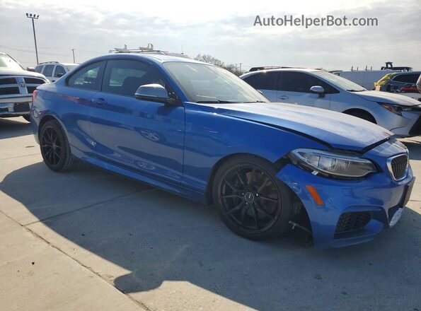 WBA2G1C32HV665476 2017 BMW M2 Blue Przód prawy