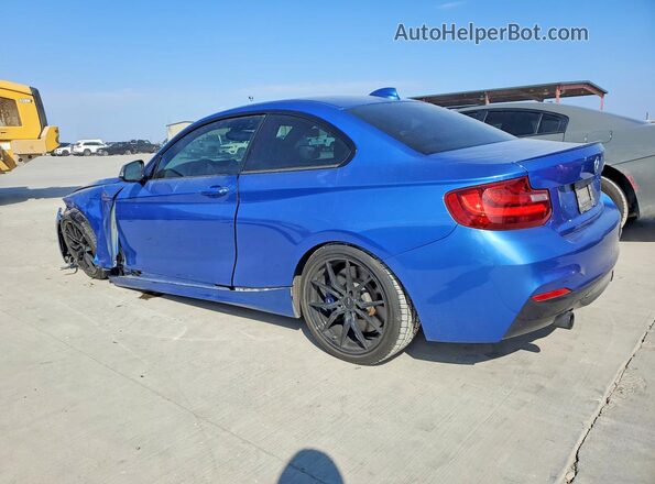 WBA2G1C32HV665476 2017 BMW M2 Blue Tył lewy